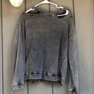 Don’t Ask Why distressed sweater